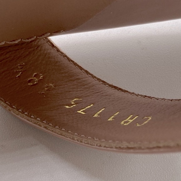 Dolce & Gabbana Beige and Gold Strappy Heels - Picture 11 of 12